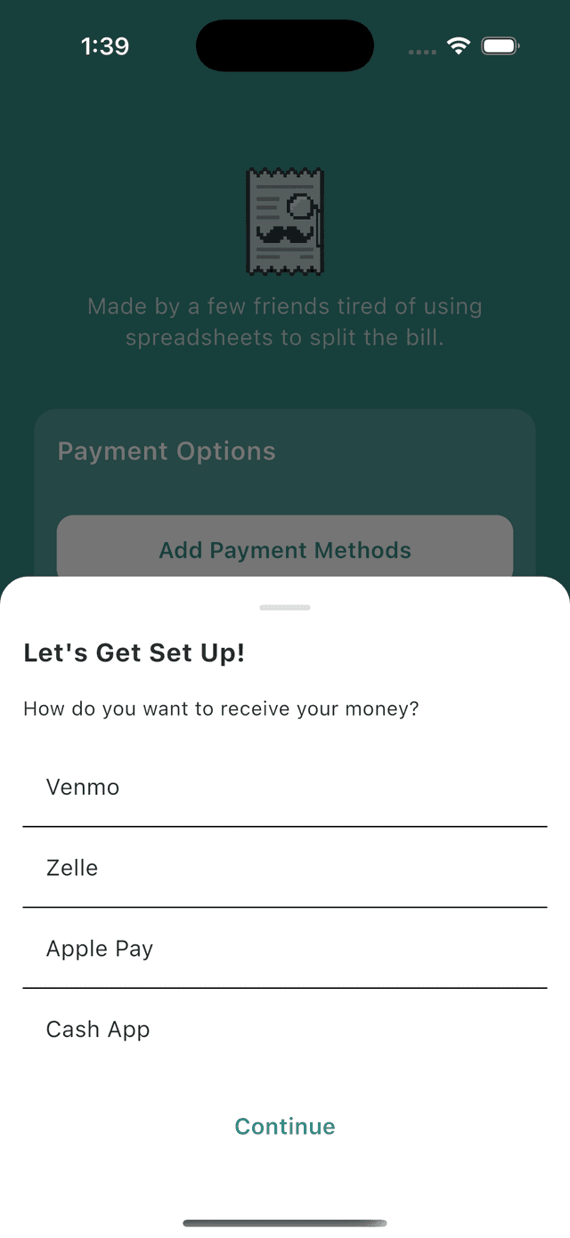 Billington App Setup